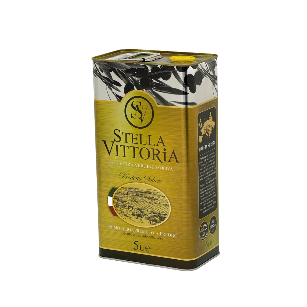 Фотография Масло оливковое Extra Virgin 5л жб Stella Vittoria - 1