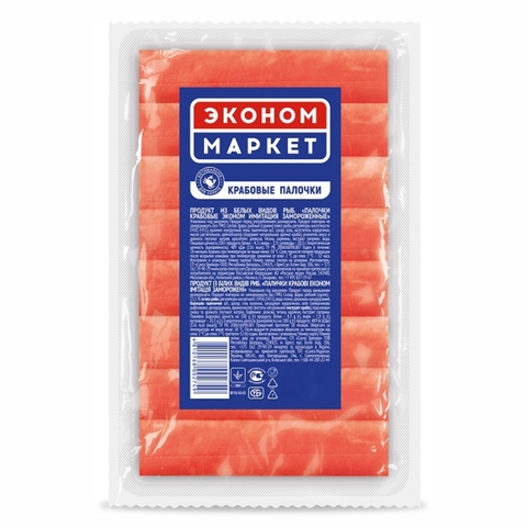 Фотография Крабовые палочки весовые эконом маркет Санта Бремор кор1-5 - 1