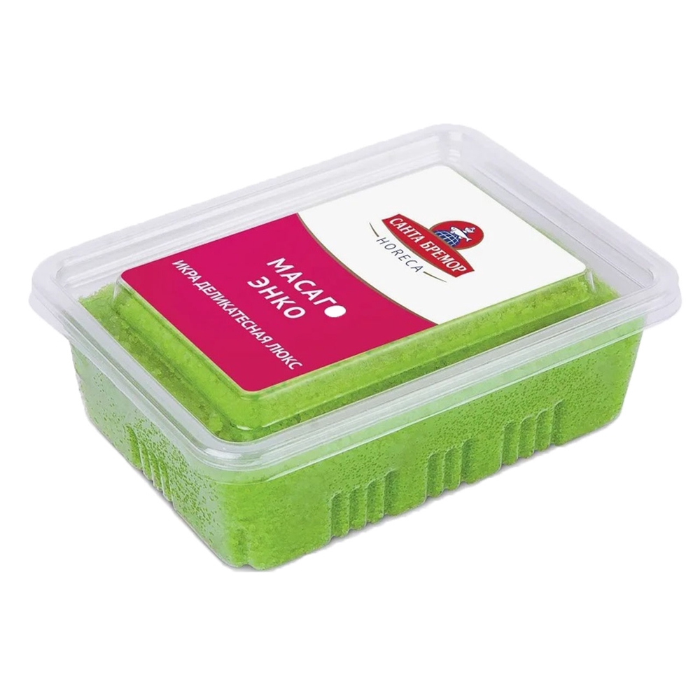 Фотография Икра масаго зеленая энко 500 гр Санта Бремор - 1