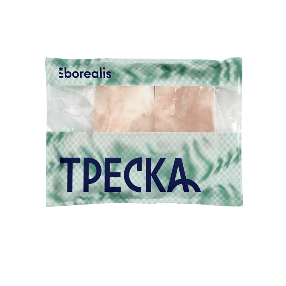 Фотография Треска филе центр.часть см бк скин 400 гр кор1-10 Borealis - 1