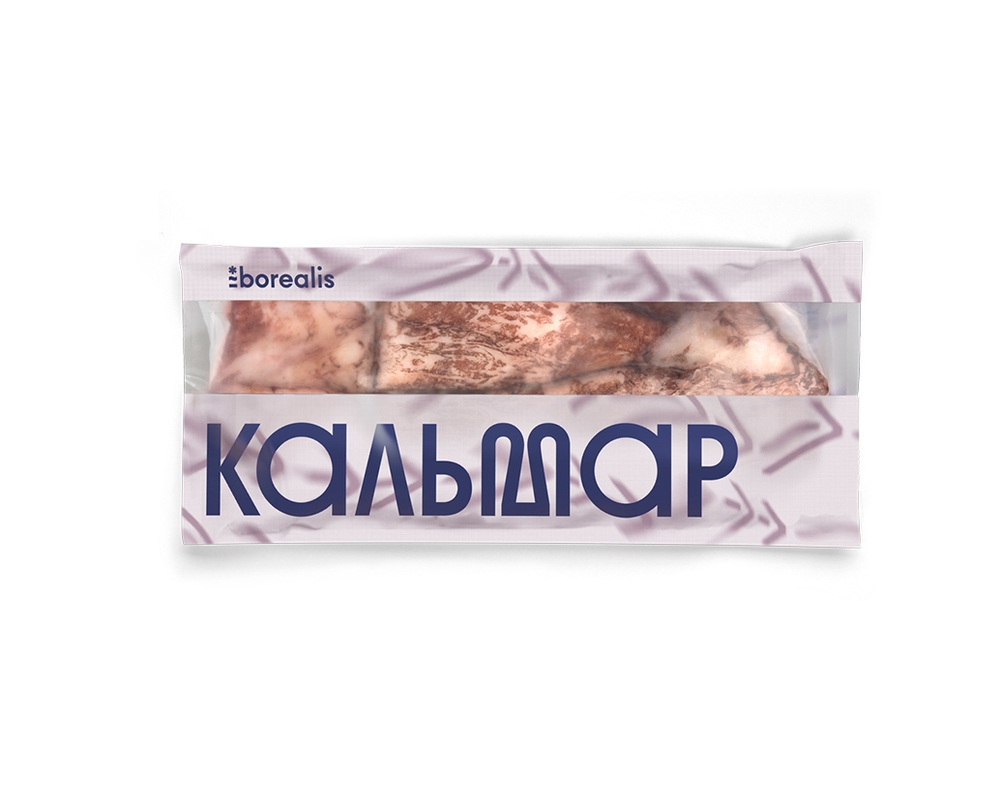 Фотография Кальмар тушка командорский не очищ см дпак 650 гр кор1-6 Borealis - 2