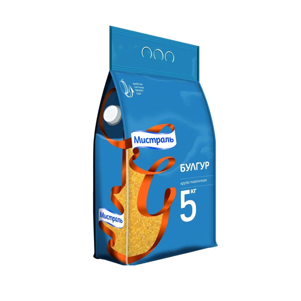 Фотография Крупа Булгур 5кг Мистраль Россия - 1