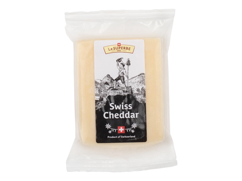 Фотография Сыр чеддер 150 гр кор1-12 Лесуперб Швейцария - 1