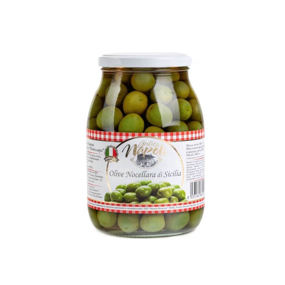 Фотография Оливки Ночеллара стб 1016гр кор1-6 Antica Napoli - 1