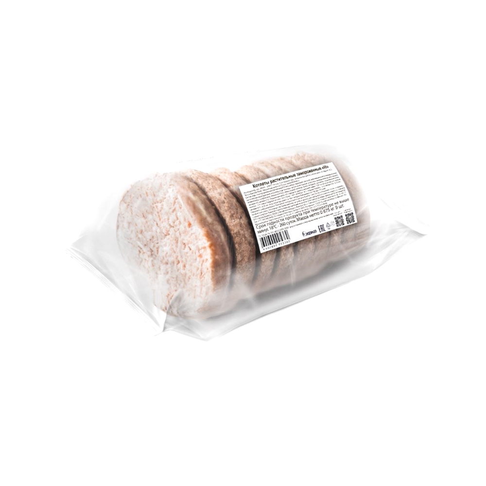 Фотография Котлеты растительные зам. 675гр кор1-6шт Hi Россия - 1