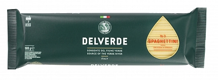 Фотография Мак изд спагеттини №003 500гр кор1-24 Delverde Италия - 1