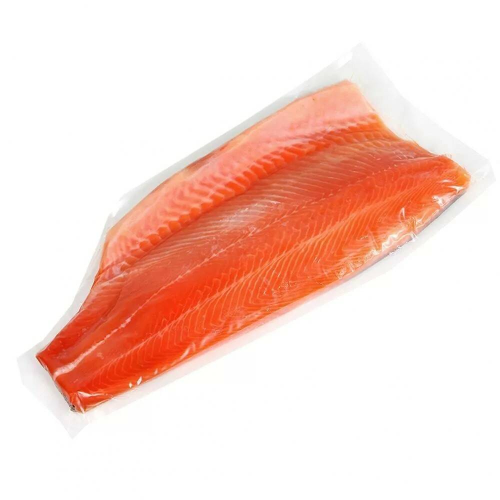 Фотография Форель филе трим В- из 4-5кг см фас ву на подложке  Мурманск - 1