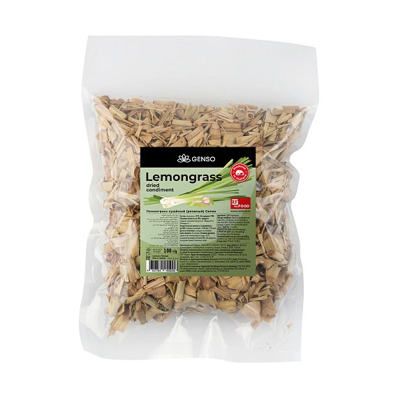 Фотография Лемонграсс сушеный 100гр кор1-40 Genso - 1