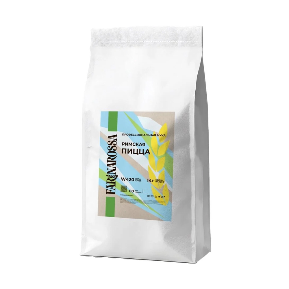 Фотография Мука для пиццы римской фас 1кг Farina Russa - 1