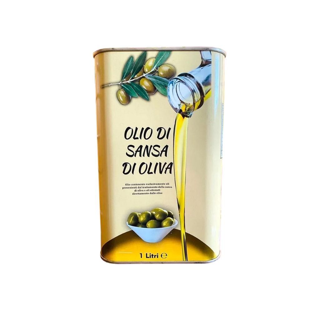 Фотография Масло оливковое рафинированное Olio di Sansa di Oliva Levantе ст 1 л Италия - 1