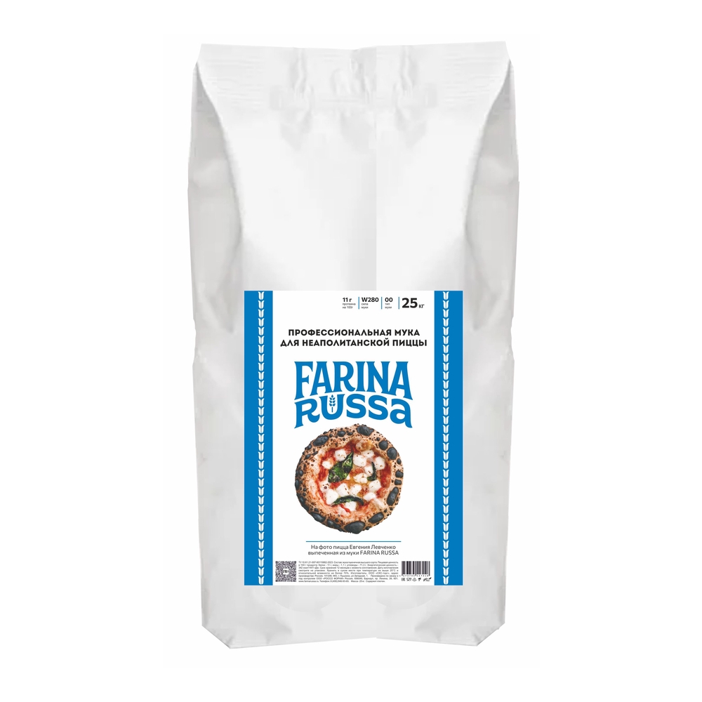 Фотография Мука для пиццы неаполитанской 25кг Farina Russa - 1