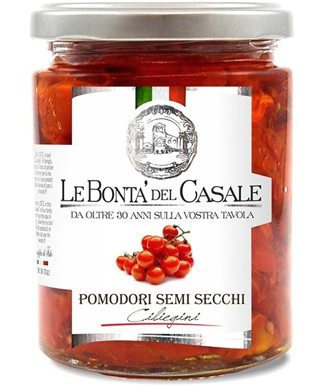 Фотография Помидорчики полувяленные черри 314мл кор1-12 LE BONTA DEL CASALE Италия - 1