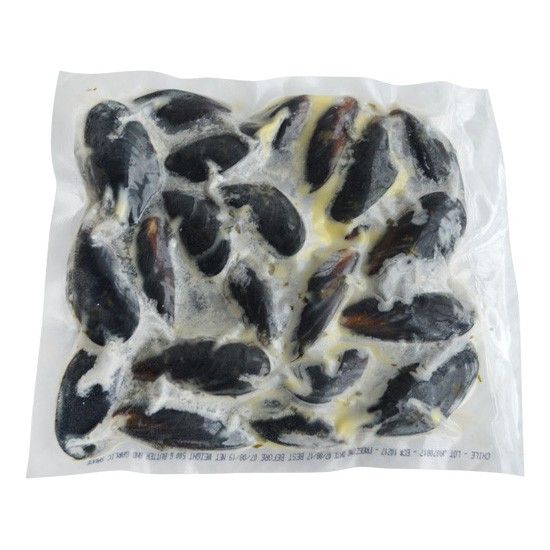 Фотография Мидии в сливочно-чесночном соусе см 200 гр кор1-12 Фишмарт россия - 1