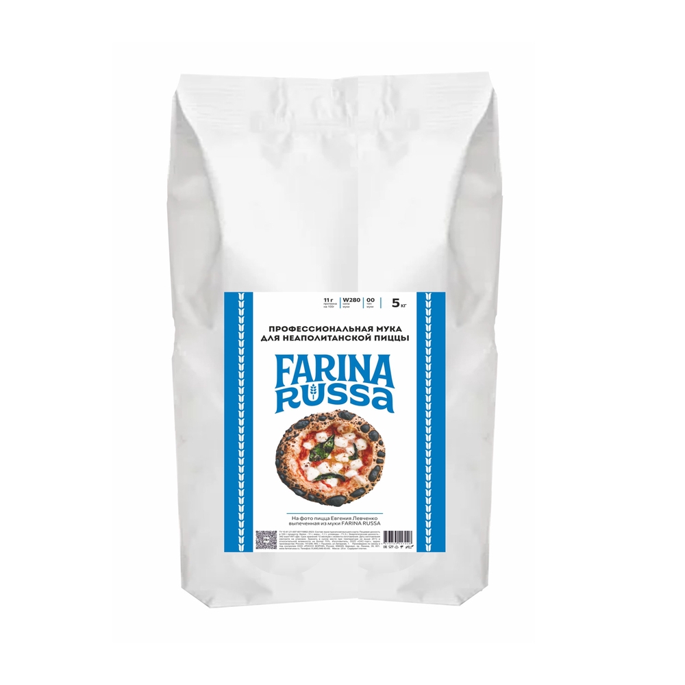 Фотография Мука для пиццы неаполитанской фас 5кг Farina Russa - 1