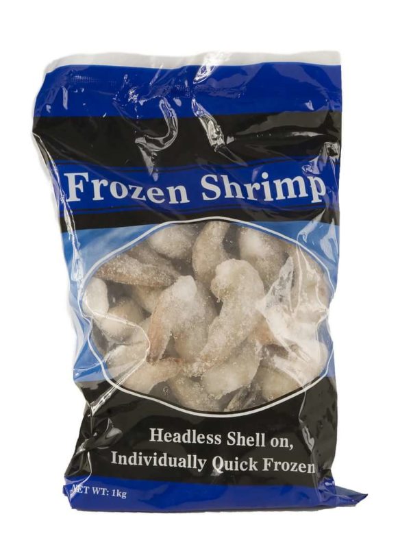Фотография Креветки в панцире см бг р16-20 1 кг кор1-10 Frozen shrimp - 1