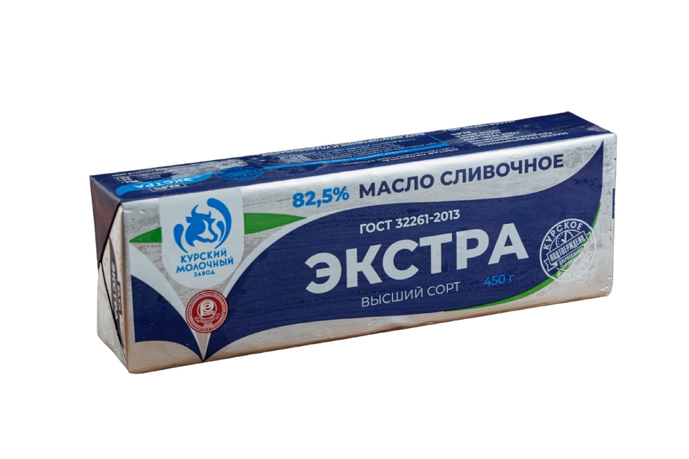 Фотография Масло сладко-сливочное несоленое традиционное Экстра мдж82,5% 450гр кор1-10 КМЗ Россия - 2