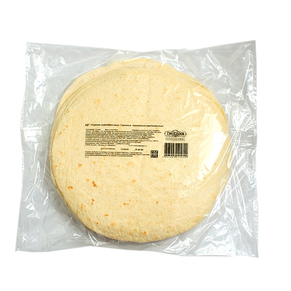 Фотография Тортилья пшеничная зам. 12d 30см 1000гр уп1-12шт кор1-5уп Mission Россия - 2