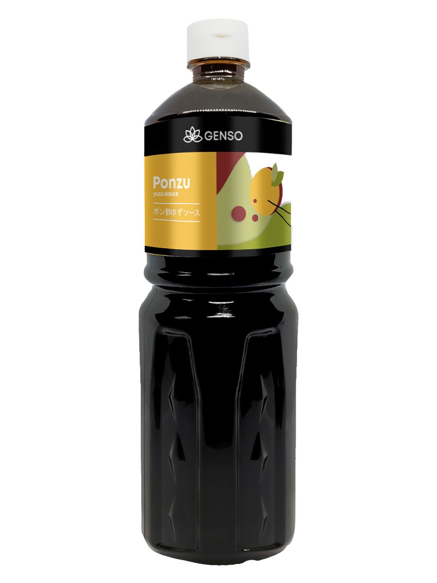 Фотография Соус понзу 1 л кор1-12 Genso Китай - 1