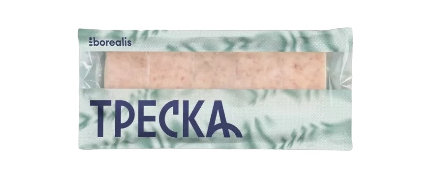 Фотография Треска фарш блочный см дпак 750 гр кор1-8 Borealis - 2