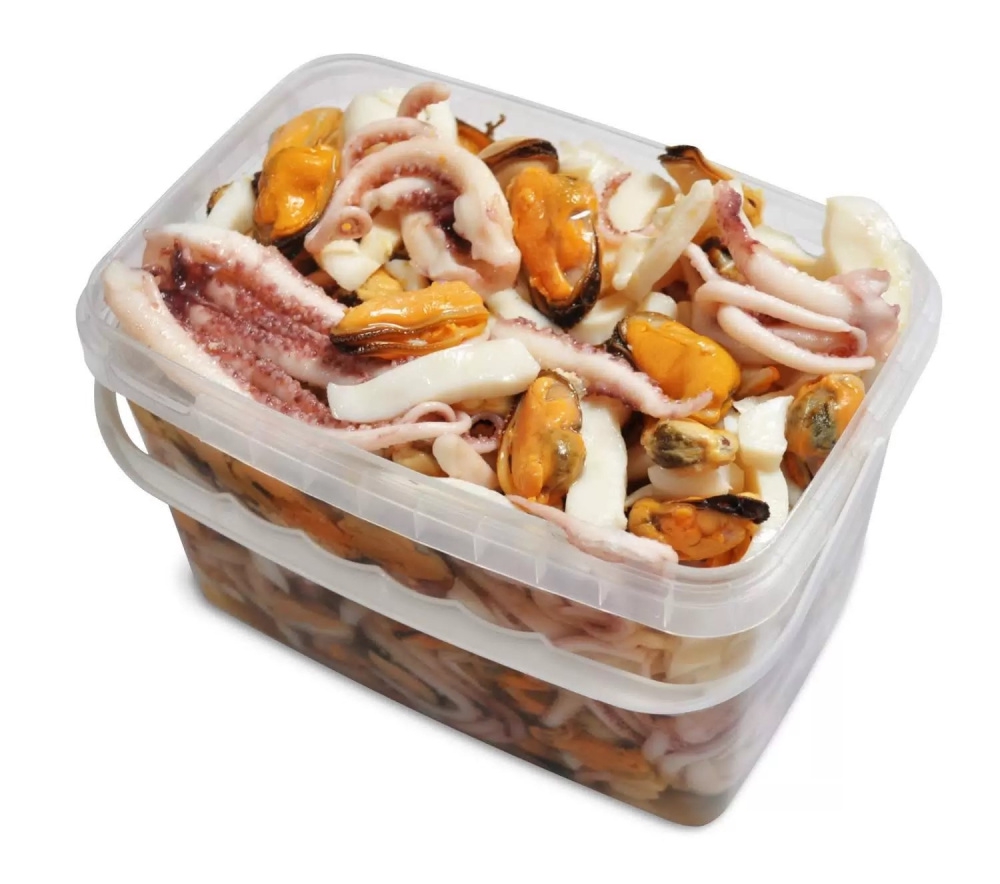 Фотография Коктейль из морепродуктов в масле 1.5 кг Капитан Россия - 1