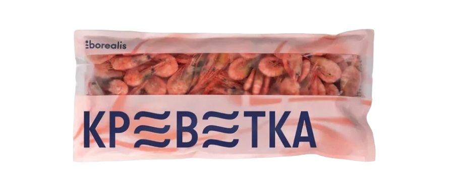 Фотография Креветка северная вм р120-150 пак 750 гр кор1-10 Borealis - 2