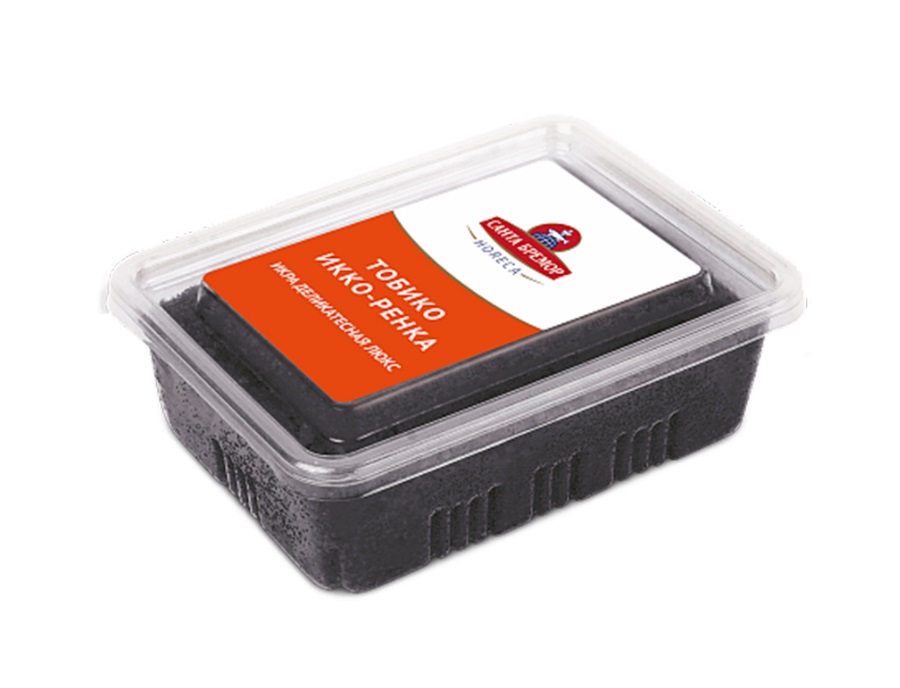 Фотография Икра летучей рыбы тобико-икко ренка черная 500 гр Беларусь - 1