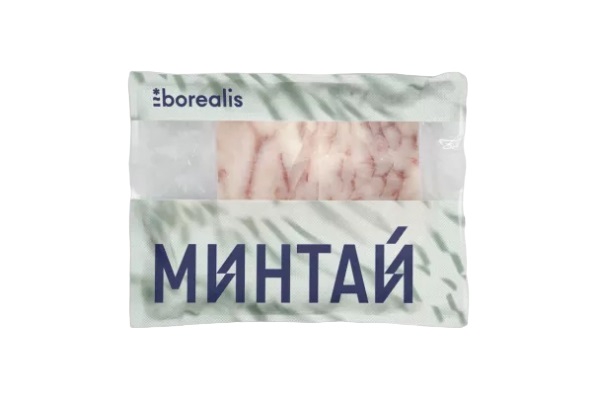 Фотография Минтай филе блочное см бк дпак 300 гр кор1-10 Borealis - 2