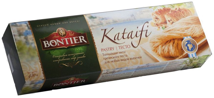 Фотография Тесто катаифи зам 450гр Bontier - 1