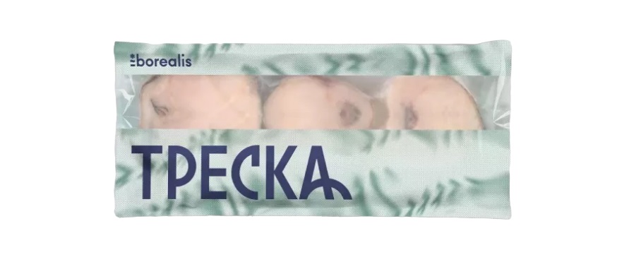 Фотография Треска стейк см дпак 600 гр кор1-12 Borealis - 2