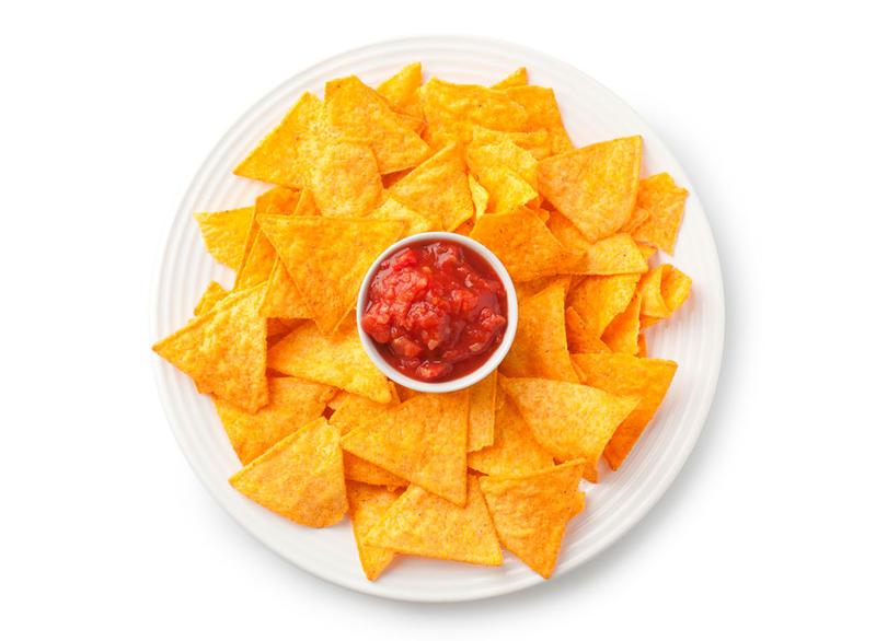 Фотография Чипсы кукурузные начос треугольные 500гр кор1-10 Россия - 1