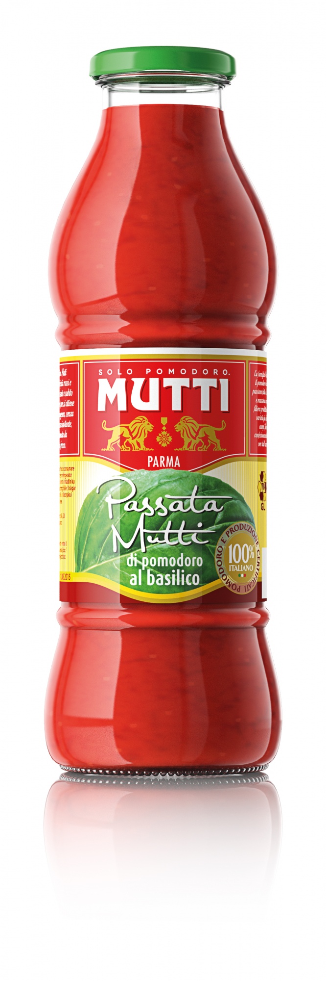 Фотография Томаты протертые с базиликом пассата стб 700 гр кор1-12 Mutti Италия - 1