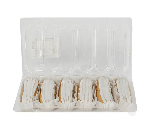 Фотография Эклер ванильный 60гр упаковка 6 шт Бенье Россия - 1