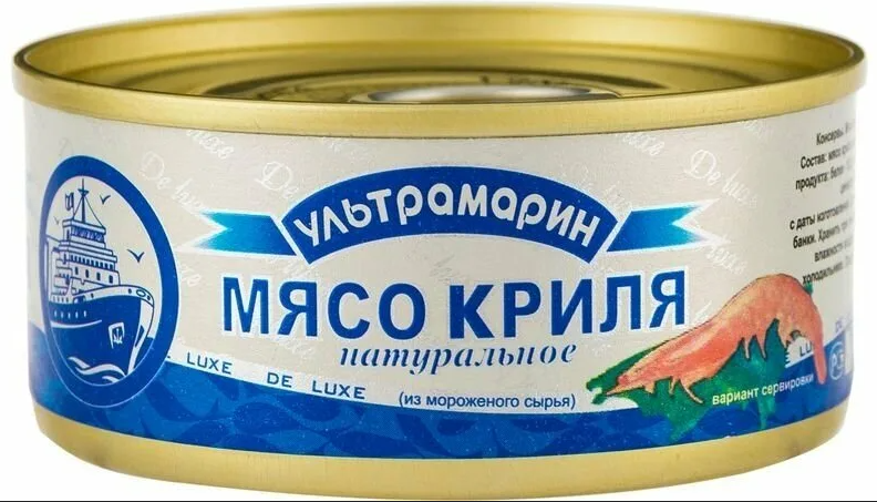Фотография Мясо криля натуральное 105гр кор1-12 Ультрамарин - 1