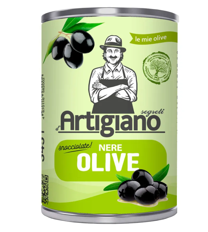Фотография Маслины бк жб 300гр кор1-12 Artigiano* - 1