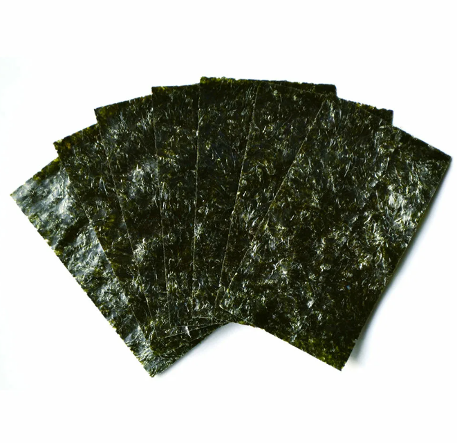 Фотография Водоросли со вкусом соевого соуса в пленке для Онигири 100 листов Hansey кор 1-32 Корея - 1