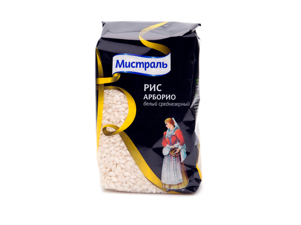 Фотография Рис арборио 500 гр кор1-12 Мистраль Россия - 1
