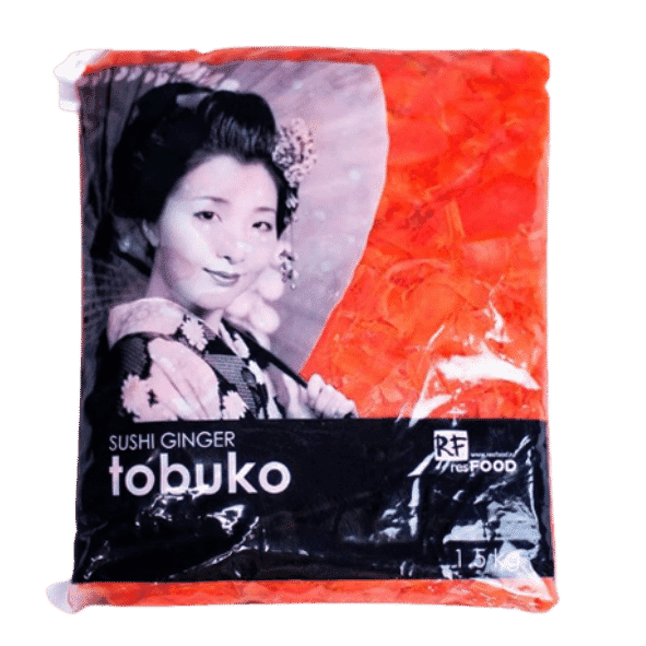 Фотография Имбирь маринованный розовый 1-1.5 кг кор1-10 Китай Tabuko - 1