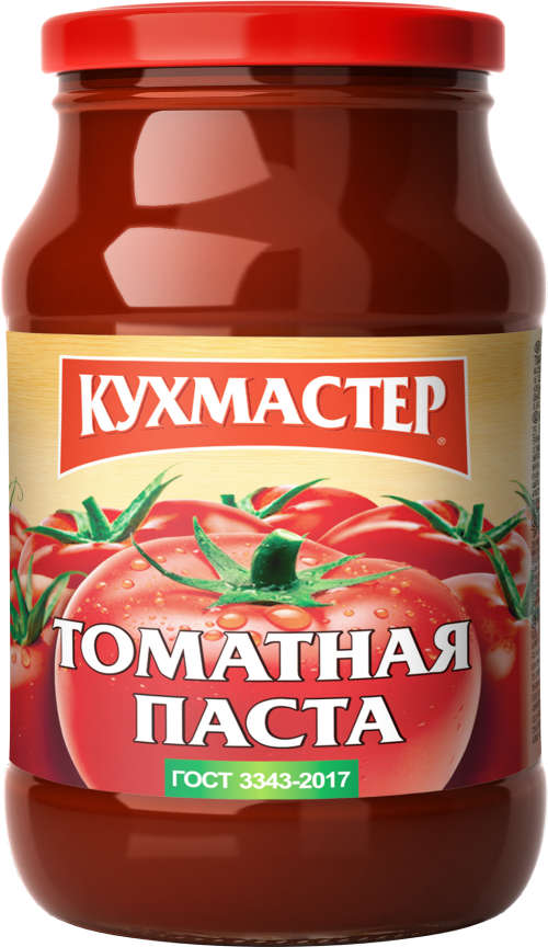 Фотография Паста томатная сухвещ 25% стб 1л кор1-6 Кухмастер - 1