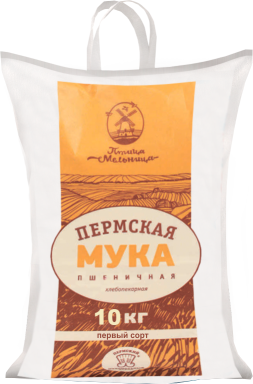 Фотография Мука высший сорт 10кг Пермская - 1