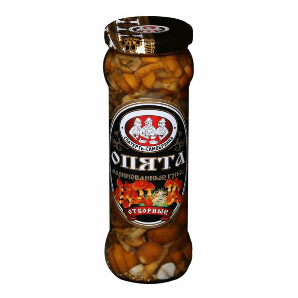 Фотография Опята марин. отборные стб 580мл кор1-12 Скатерть-Самобранка - 1