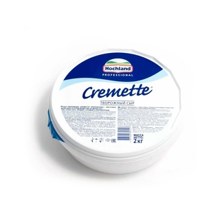 Сыр творожный Креметте ж65% 2,2 кг Хохланд Россия
