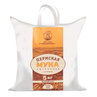 Мука первый сорт фас 5кг Пермская