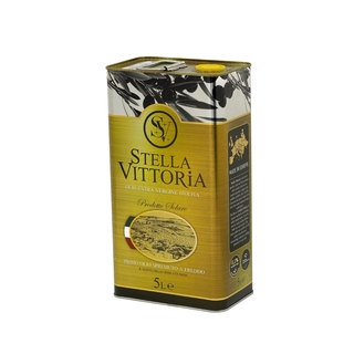Масло оливковое Extra Virgin 5л жб Stella Vittoria