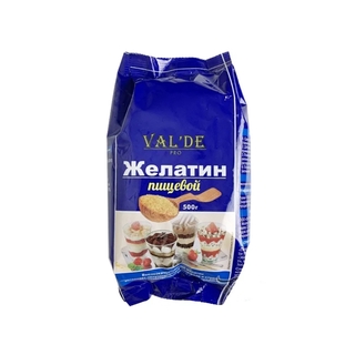 Желатин гранулированный 500гр кор1-10 Valde