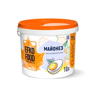Майонез ж78% 10л Efko Food classic Россия