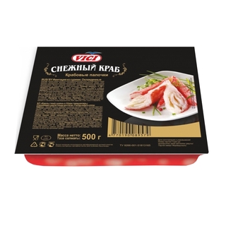 Крабовые палочки 500 гр снежный краб кор1-6 Vici