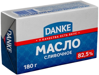 Масло сливочное ГОСТ ж82,5% кор1-5 Danke Professional Беларусь