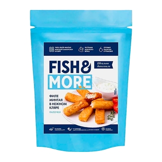 Палочки из минтая см в кляре по 1кг кор1-8 Fish&More