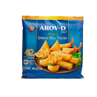 Тесто для springroll зам 660гр (40 листов) 8,5 дюймов (21,6см) кор1-20 Aroy-d