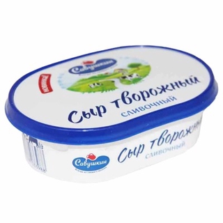Сыр творожный сливочный ж65% 250гр Савушкин Продукт